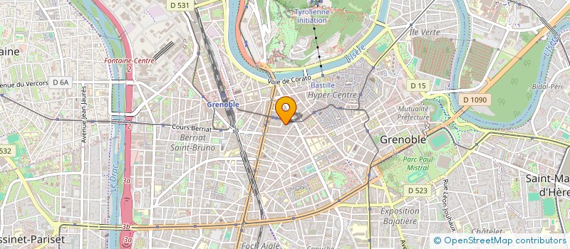 localisation de l'entreprise XANA à GRENOBLE
