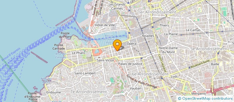 localisation de l'entreprise XANAE à MARSEILLE