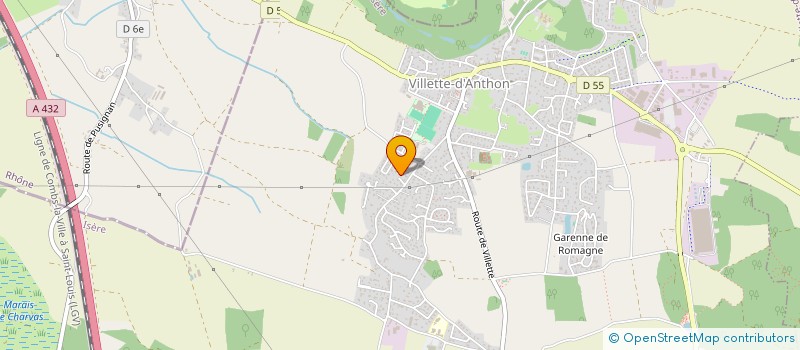 localisation de l'entreprise XANAIS  VILLETTE-D'ANTHON