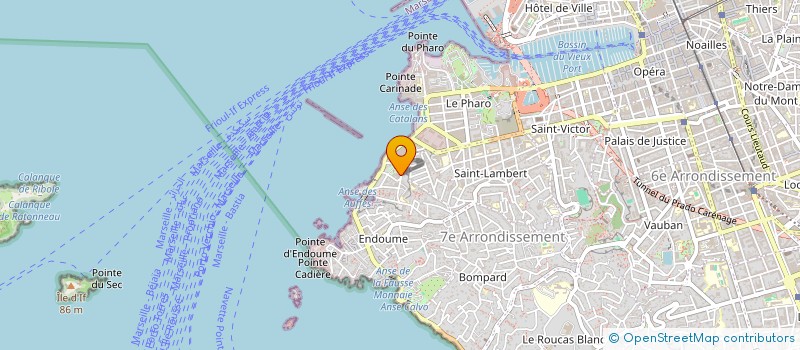 localisation de l'entreprise XANICRI à MARSEILLE