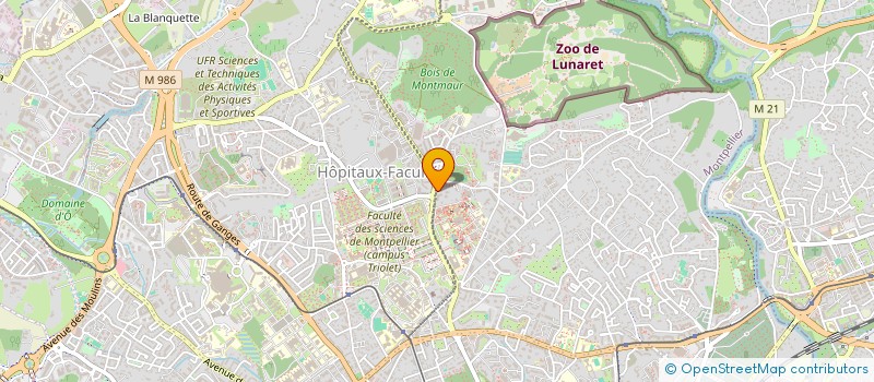 localisation de l'entreprise XANIJE à MONTPELLIER