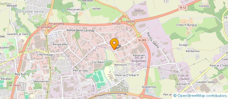 localisation de l'entreprise XANKOM à GUIPAVAS