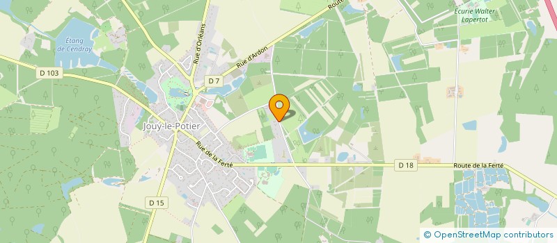 localisation de l'entreprise XANTIA à JOUY-LE-POTIER