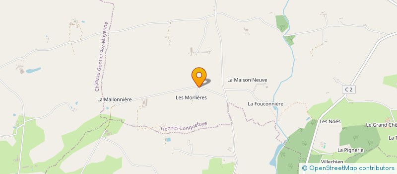 localisation de l'entreprise XANTO  CHATEAU-GONTIER-SUR-MAYENNE