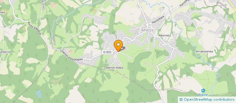 localisation de l'entreprise XAON  AHETZE