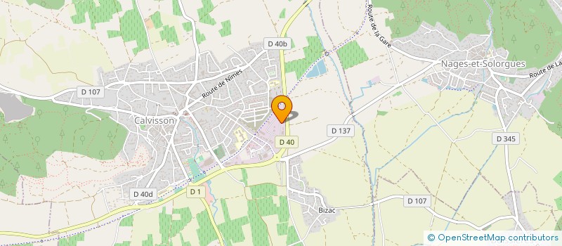 localisation de l'entreprise XAP à CALVISSON