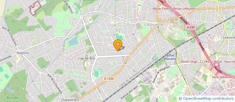 localisation de l'entreprise XAP  PESSAC