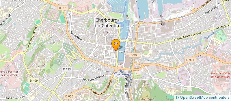 localisation de l'entreprise XAP à CHERBOURG-EN-COTENTIN