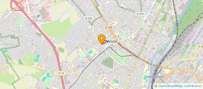 localisation de l'entreprise XAPHEN  ANZIN