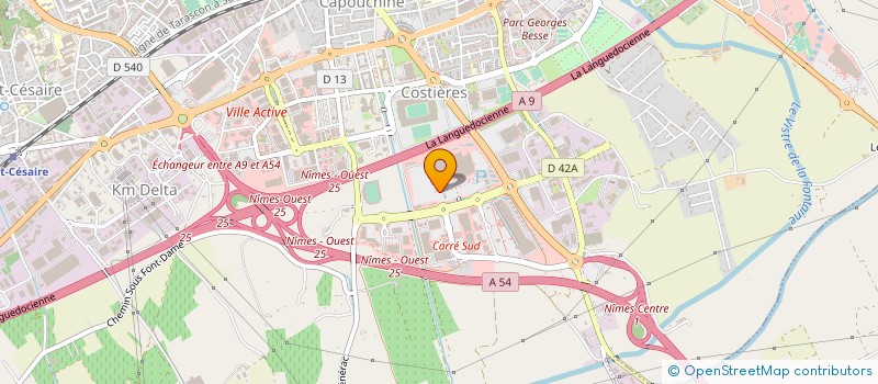 localisation de l'entreprise XARIHEN à NIMES