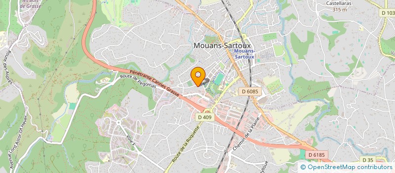 localisation de l'entreprise XARU INVEST à MOUANS-SARTOUX