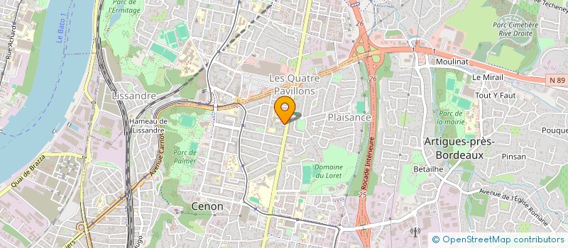 localisation de l'entreprise XASTRE CALLOC'H  CENON