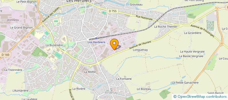 localisation de l'entreprise XATO à LES HERBIERS