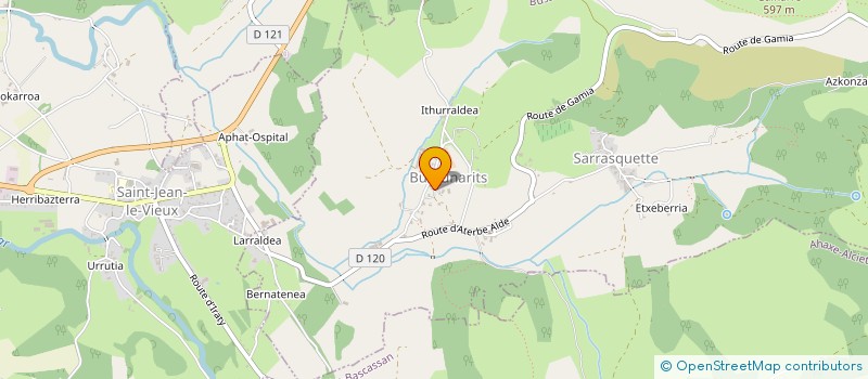 localisation de l'entreprise XAURRI ELKARTEA  ISPOURE