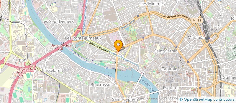 localisation de l'entreprise XAV  TOULOUSE