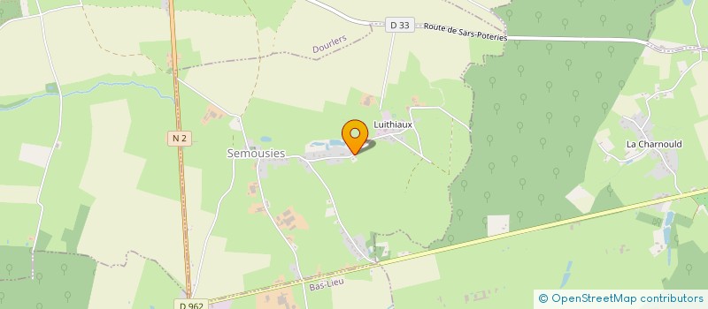 localisation de l'entreprise XAV'MENUISERIES à SEMOUSIES