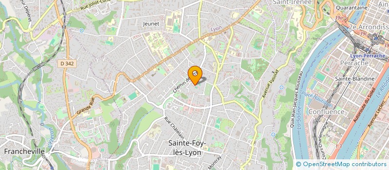 localisation de l'entreprise XAVALYON  SAINTE-FOY-LES-LYON