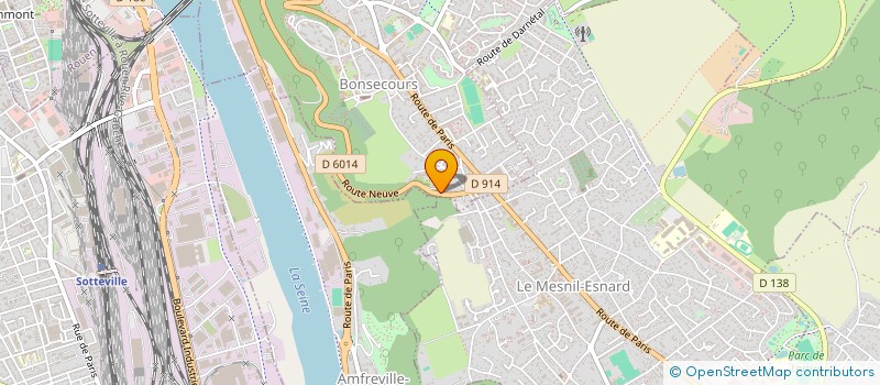 localisation de l'entreprise XAVEA  BONSECOURS