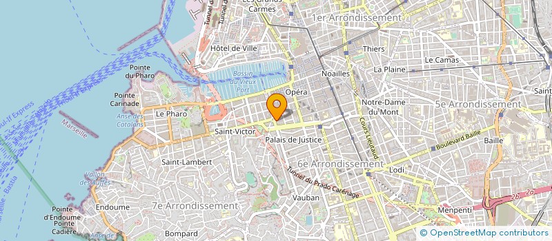 localisation de l'entreprise XAVECALPHERE à MARSEILLE