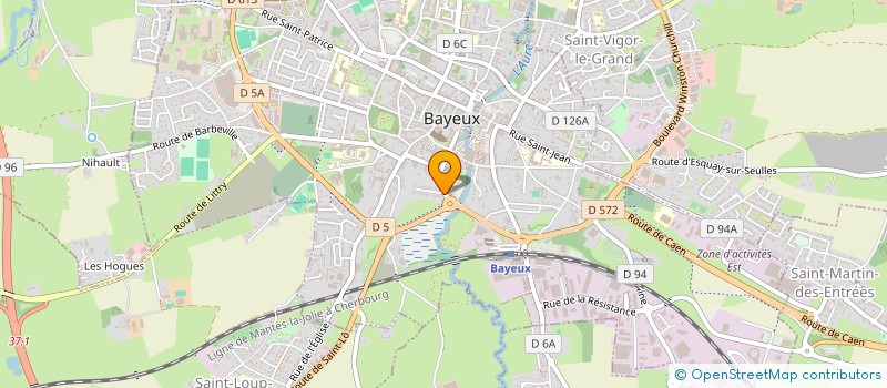 localisation de l'entreprise XAVIER  BAYEUX