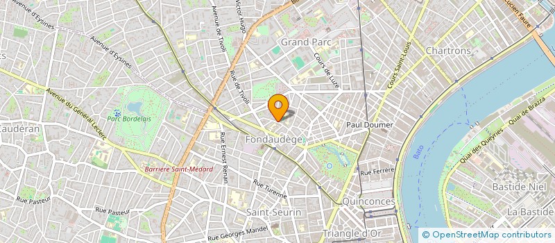 localisation de l'entreprise XAVIER BALZAN CONSEIL  BORDEAUX