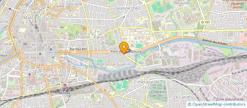 localisation de l'entreprise XAVIER BENARD INGENIERIE à RENNES