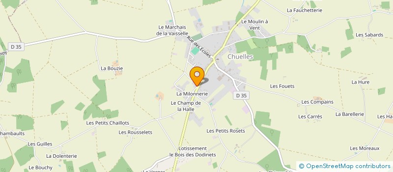 localisation de l'entreprise XAVIER BILLAULT  TOUCY