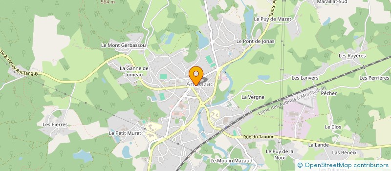 localisation de l'entreprise XAVIER BROUSSAIL à AMBAZAC