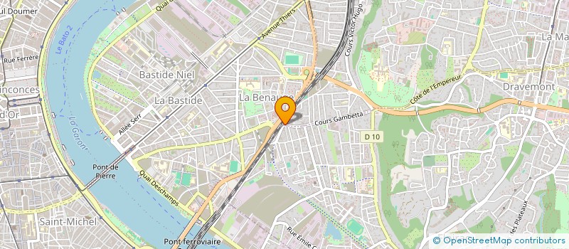 localisation de l'entreprise XAVIER CARNEIRO  CENON