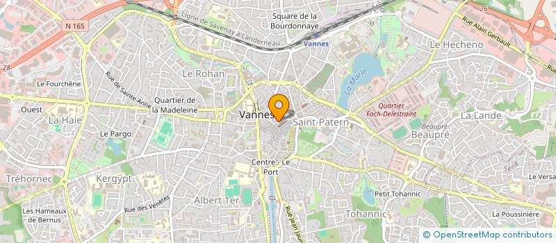 localisation de l'entreprise XAVIER CHABRAN PIERRE-YVES BOUTIN GREGOIRE LEVESQUE CAROLINE PERRIN CHARLOTTE BAUMARD ANTOINE HERCE, NOTAIRES ASSOCIES à VANNES
