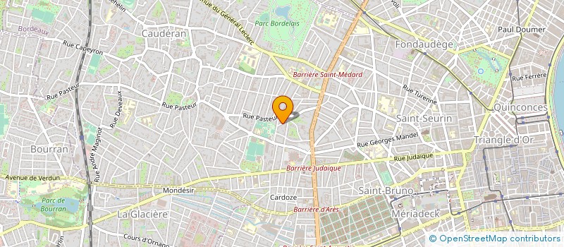localisation de l'entreprise XAVIER COUMAU SARL à EYSINES