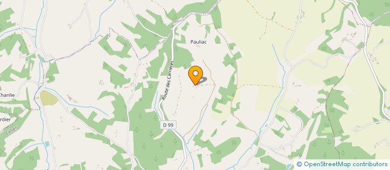 localisation de l'entreprise XAVIER CRUET ALIMENTATION ET NUTRITION ANIMALE à CELLES