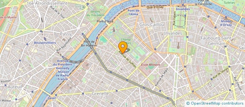 localisation de l'entreprise XAVIER DE RICHEMONT PRODUCTION  PARIS