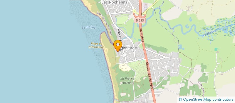 localisation de l'entreprise XAVIER DENECHAUD à SAINT-BREVIN-LES-PINS