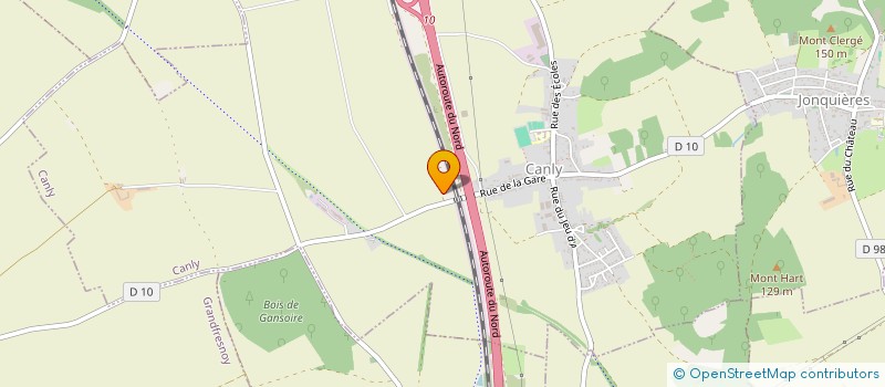 localisation de l'entreprise XAVIER DUMONT  CANLY