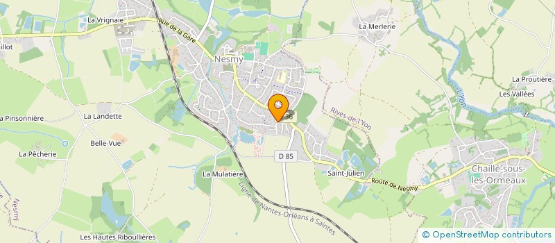 localisation de l'entreprise XAVIER DUPRAT CONSEIL  NESMY