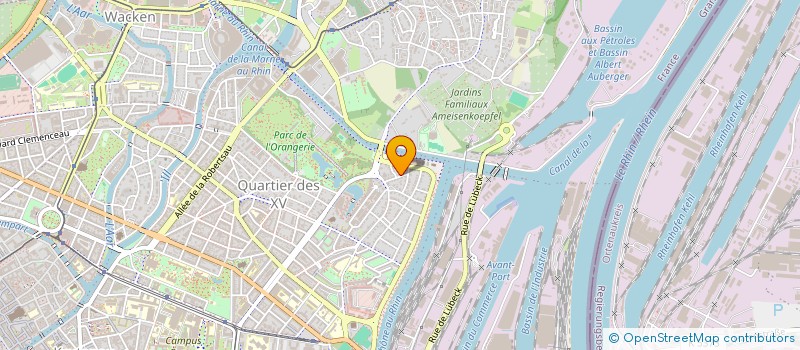 localisation de l'entreprise XAVIER ET MAXIME AMAR à STRASBOURG