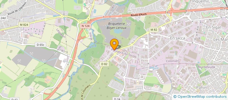 localisation de l'entreprise XAVIER FABIEN  PLAISANCE-DU-TOUCH