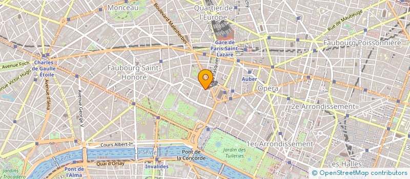 localisation de l'entreprise XAVIER GARNAULT ORGANISATION à PARIS