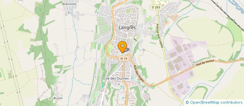 localisation de l'entreprise XAVIER GUICHARD, SANDRINE DOUCHE D'AUZERS, DIANE CHEVALLET ET ALEXANDRA GAIRE à LANGRES