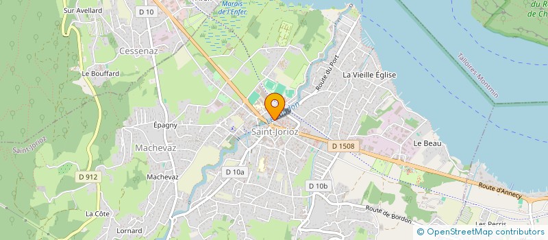 localisation de l'entreprise XAVIER GUILLAUD-BATAILLE NOTAIRE  SAINT-JORIOZ