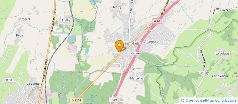 localisation de l'entreprise XAVIER HAUMESSER-LE HOME DU TISSU à SAINT-FELIX