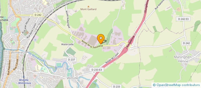 localisation de l'entreprise XAVIER HENNUYER ET FILS  WIMILLE