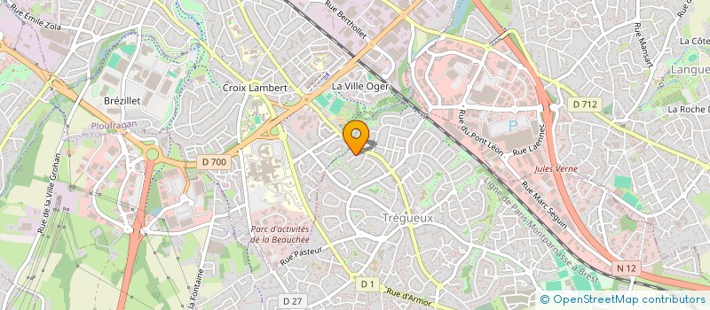 localisation de l'entreprise XAVIER KERAVIS  YFFINIAC