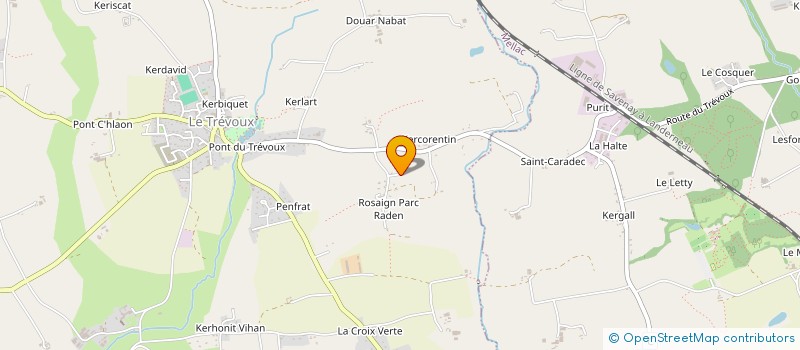 localisation de l'entreprise XAVIER KERNEN  LE TREVOUX