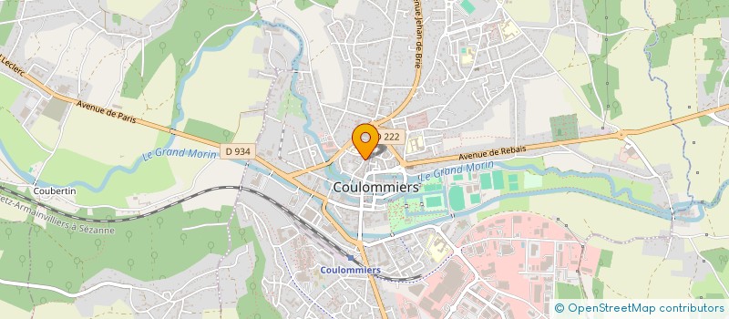 localisation de l'entreprise XAVIER LATRILLE ET CHANTAL LINET à COULOMMIERS