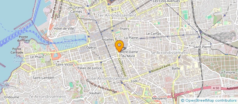 localisation de l'entreprise XAVIER LECISAIN à MARSEILLE