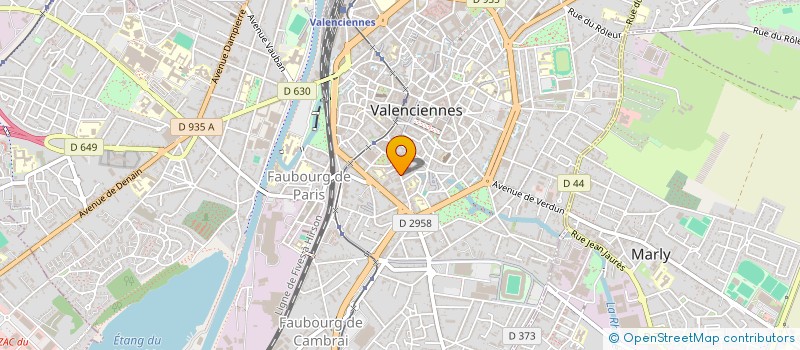 localisation de l'entreprise XAVIER MACAIGNE, COMMISSAIRE-PRISEUR JUDICIAIRE ASSOCIE à VALENCIENNES