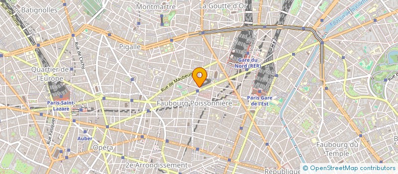 localisation de l'entreprise XAVIER ROGUES DE FURSAC SASU  PARIS