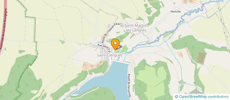 localisation de l'entreprise XAVIER SEGUIN ET ASSOCIE à SAINT-CIERGUES